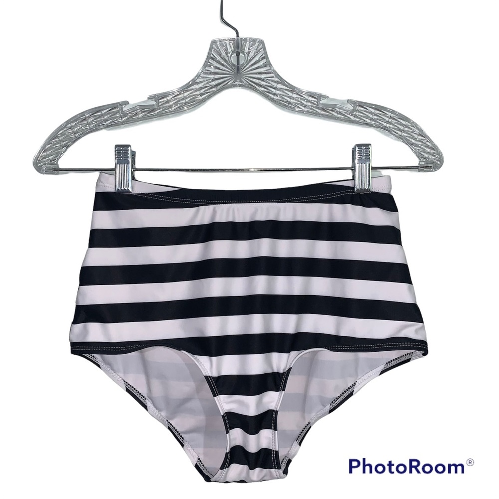 Anan Baby size Small high waisted striped swim bottoms